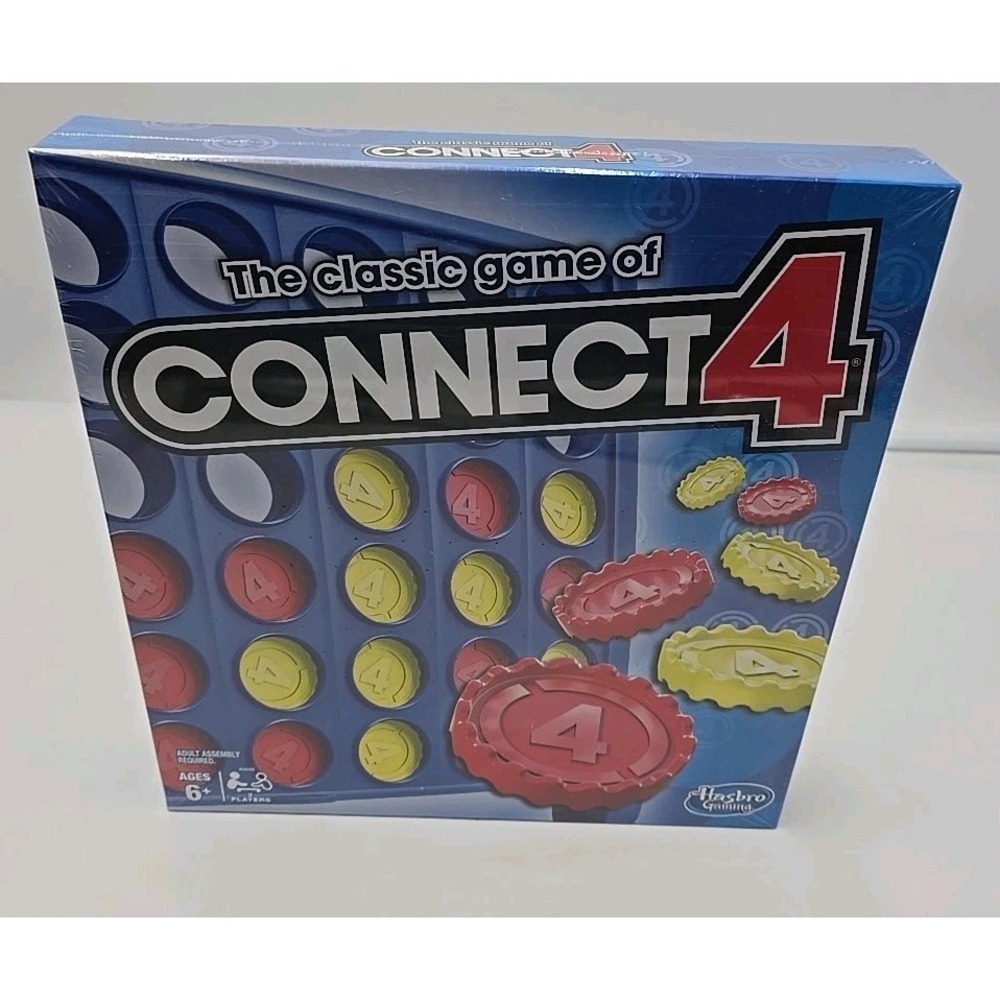 Hasbro Gaming Connect 4 Classic Grid,4 in a Row Game,Strategy Board Games for
